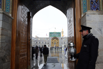 Chute de neiges à Mashhad dans le nord-est iranien 