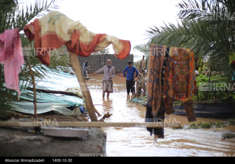 سیلاب در جنوب کرمان