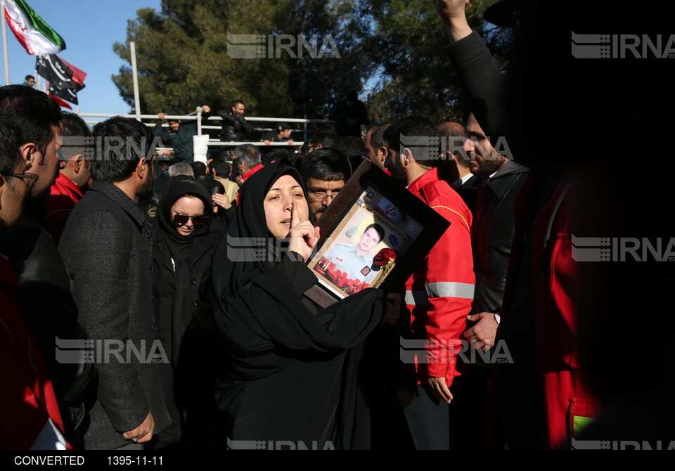 مراسم تشییع و تدفین شهدای آتش نشان حادثه پلاسکو