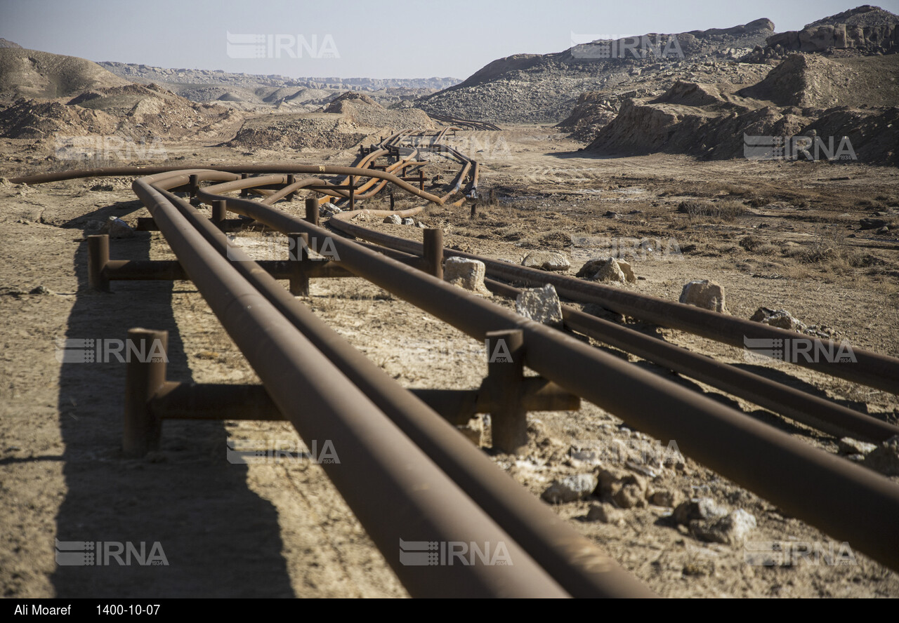 آلودگی ناشی از شکستگی در خط انتقال پساب چاه ۳۶۵ مارون در بخش غیزانیه