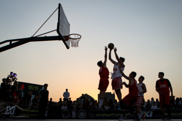 Street football and basketball competitions held in Tabriz