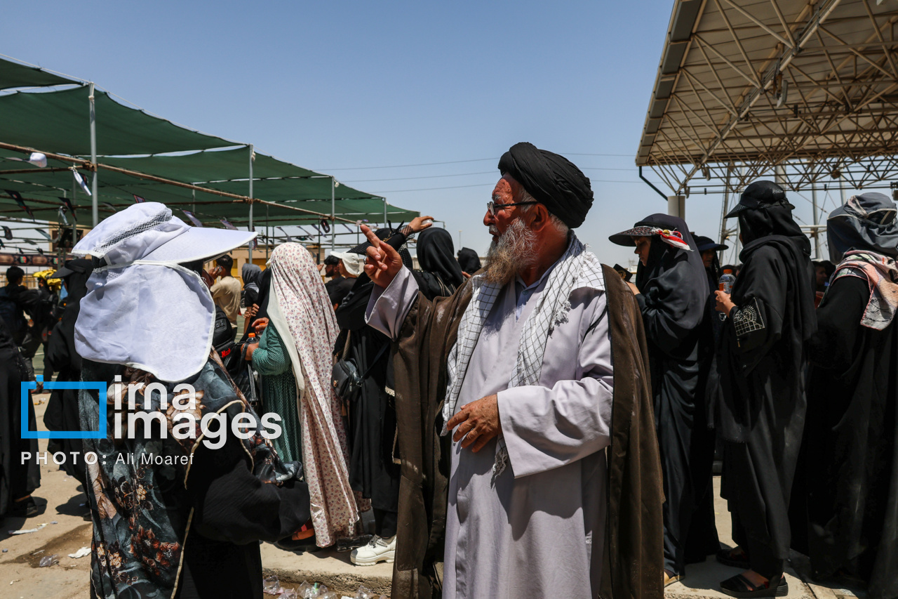 زائران خارجی اربعین در مرزهای خوزستان