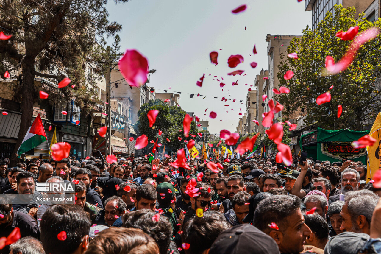 تشییع پیکر شهید «میلاد بیدی»