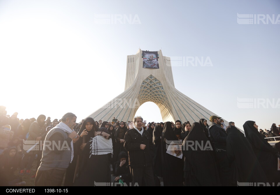 وداع با سربازان وطن - تشییع پیکر سردار سلیمانی