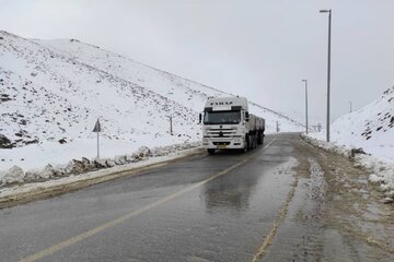 آماده باش راهداران مهابادی در روزهای زمستانی