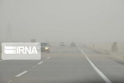 مه غلیظ تردد خودروها در گردنه‌های خراسان شمالی را کند کرد