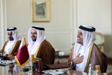 Meeting of Iranian, Qatari foreign ministers