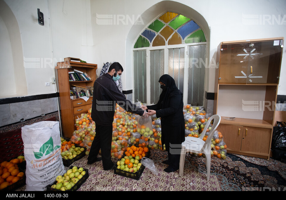 توزیع 8 هزار سبد کالا یلدایی در محله هرندی