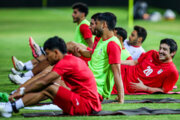 Iran : entraînement de l'équipe nationale de football