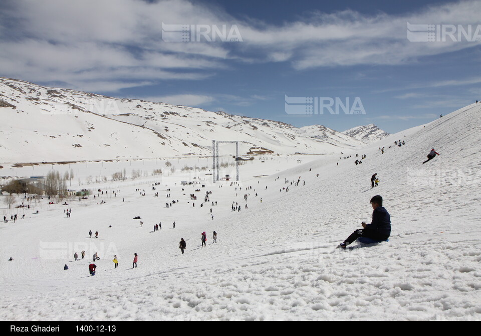 تفریحات زمستانی در پیست پولادکف فارس