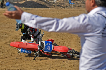 Iran : 5e manche du championnat de motocross féminin