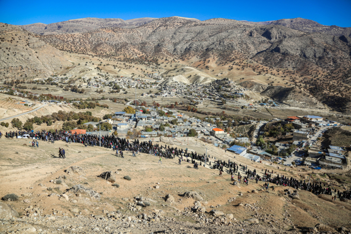 تشییع پیکر شهید گمنام - روستای ملکشیر