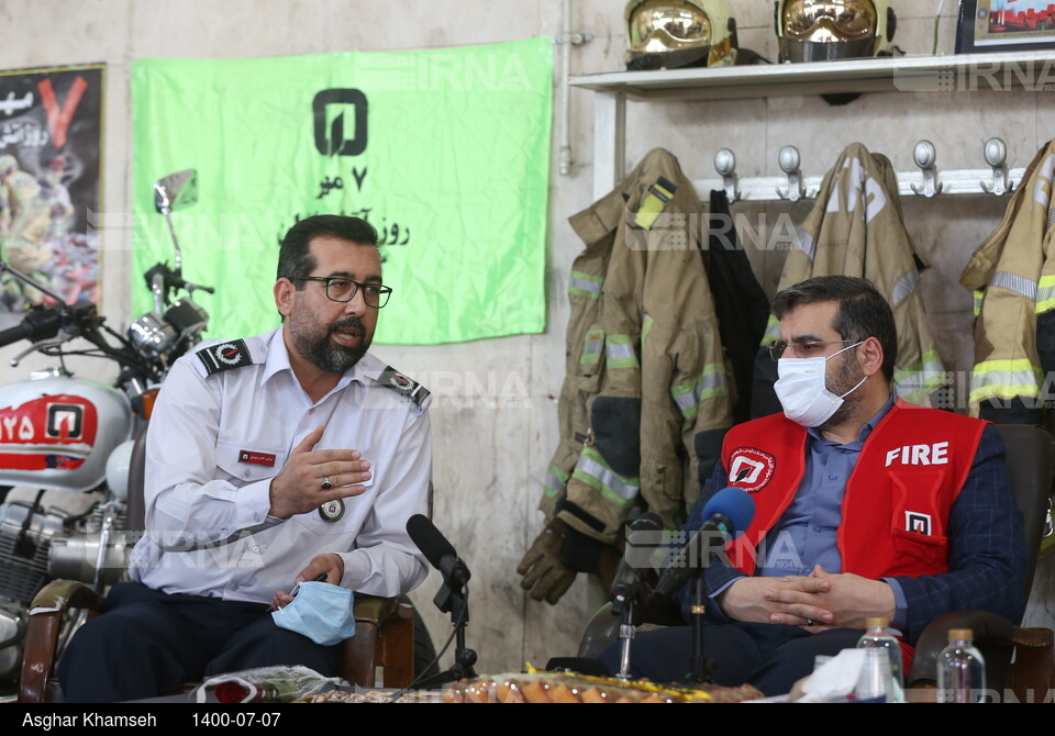 گرامیداشت روز آتش‌نشان با حضور وزیر فرهنگ