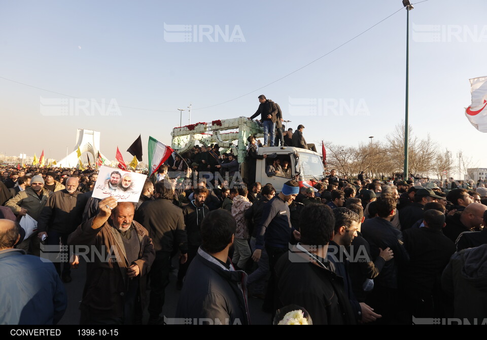 وداع با سربازان وطن - تشییع پیکر سردار سلیمانی