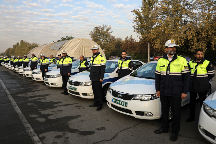 مانور طرح زمستانی پلیس راهور تهران بزرگ و شهرداری تهران