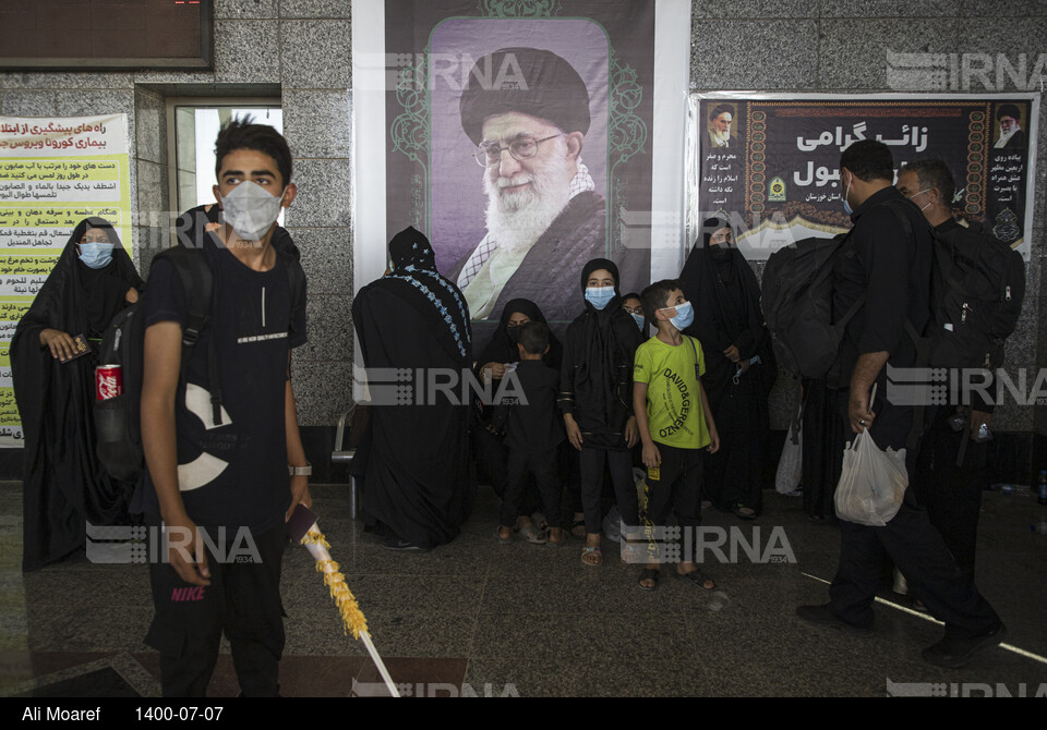 بازگشت زائران اربعین از مرز شلمچه