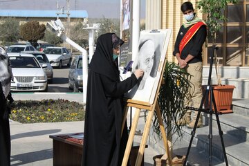 وداع کارکنان استانداری سمنان باشهید گمنام