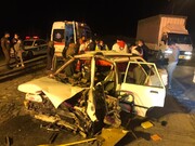 سانحه رانندگی در تایباد سه کشته و ۱۰ مجروح برجا گذاشت