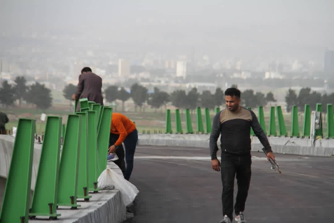 سه مسیر تقاطع غیر همسطح شهید سلیمانی کرمانشاه افتتاح شد