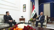 تاکید رئیس جمهوری عراق بر ادامه فشار بر تروریست‌ها
