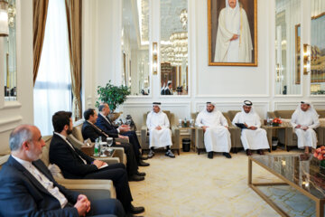 Iran Fm meet his Qatar Counterpart