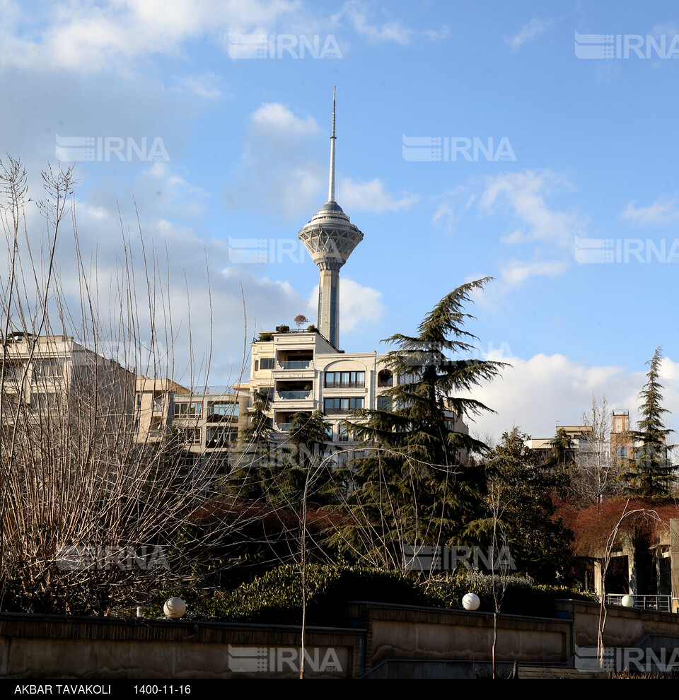 برج میلاد در هوای پاک تهران