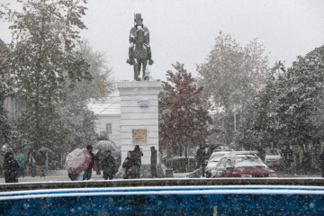 Iran-décembre 2024 : chutes de neige d’automne à Rasht au nord (Photo : Mojtaba Mohammadi)