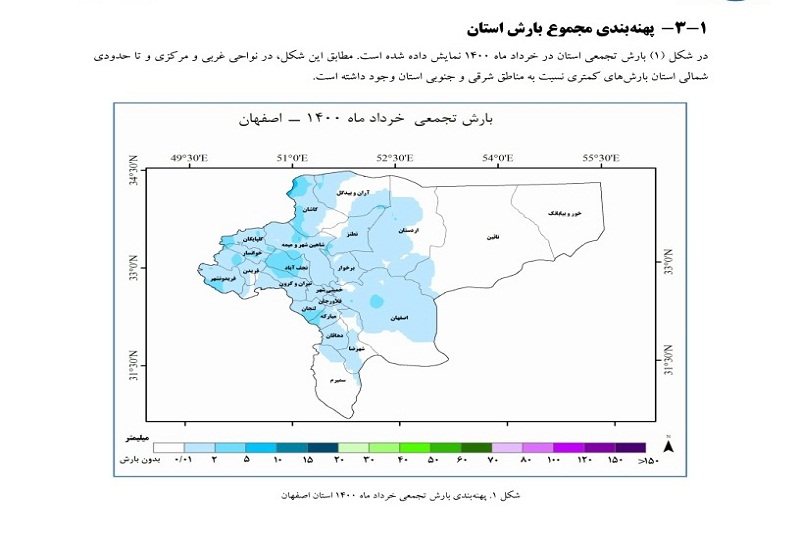 کاهش ۸۱.۵ درصدی بارندگی در اصفهان