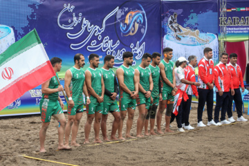 Iran : tournoi de championnat du monde du Kabaddi sur la plage