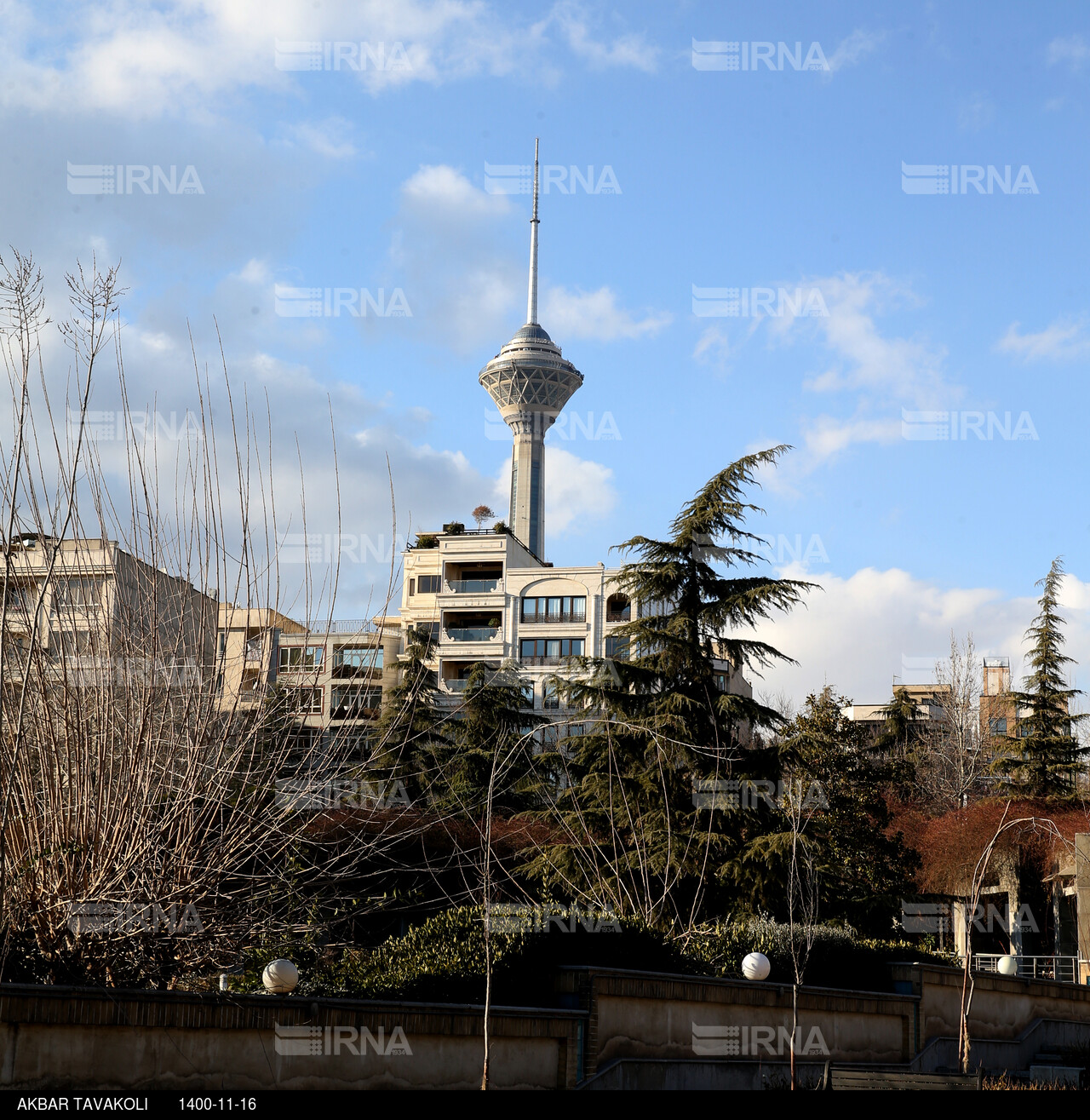 برج میلاد در هوای پاک تهران