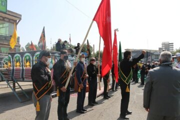 عزاداری مردم میاندوآب‌ در سوگ سقای کربلا