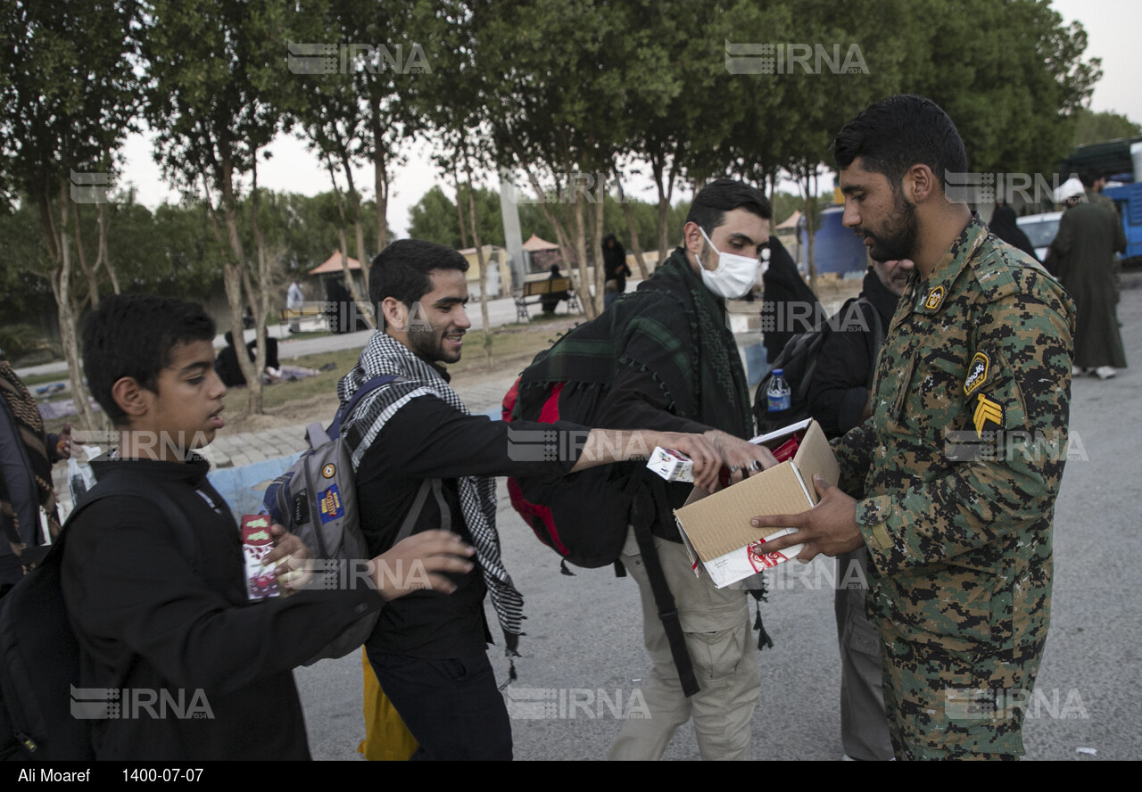 بازگشت زائران اربعین از مرز شلمچه