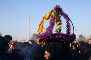 تشییع پیکر شهید گمنام - روستای طولا