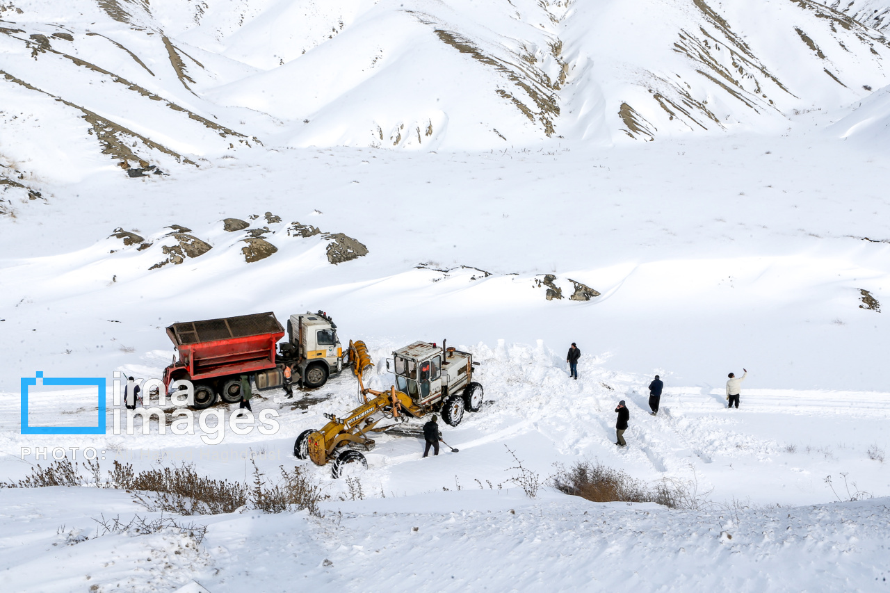 طبیعت برفی روستای شیبلی