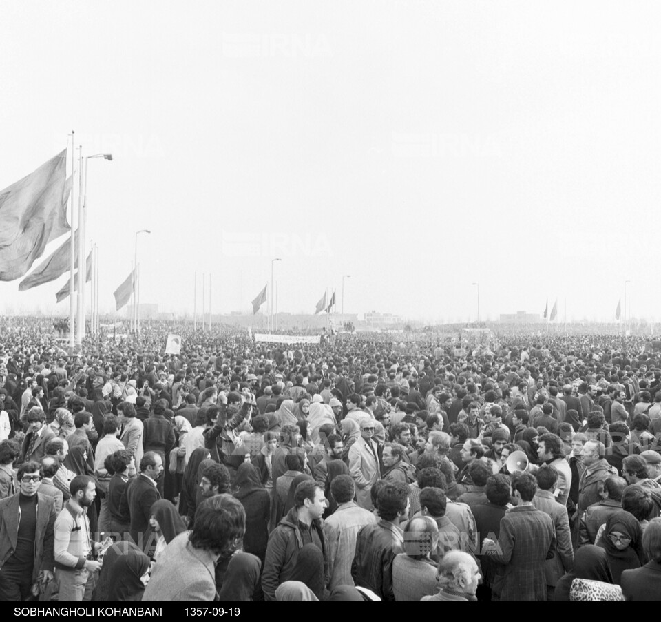 راهپیمایی مردم تهران در روز تاسوعا سال 1357