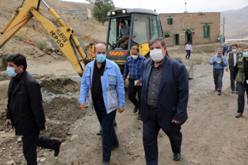 بازدید نایب رئیس مجلس از مناطق سیل زده روستاهای کلیبر