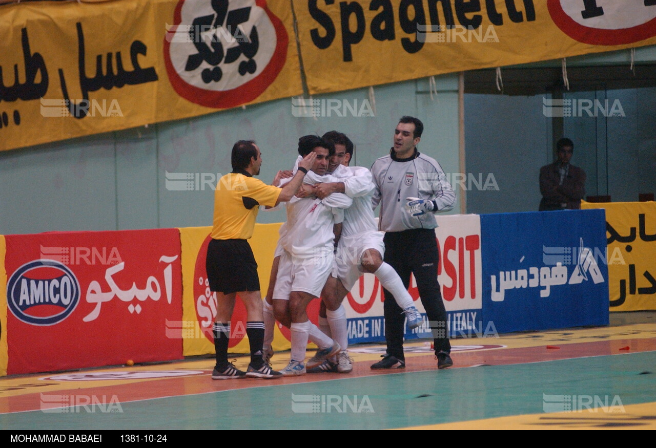 مسابقه دوستانه میان تیمهای ملی فوتسال ایران و ایتالیا