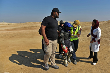 Iran : 5e manche du championnat de motocross féminin