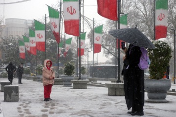 Les images des chutes de neige à Qazvin