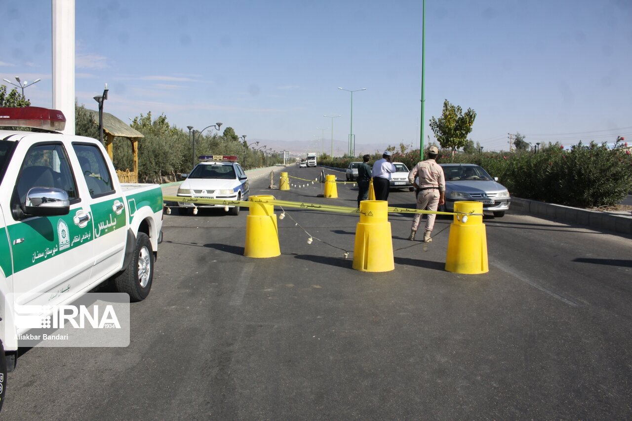 ۷۲۰۰خودرو در استان سمنان با بی‌توجهی به محدودیت‌های کرونایی جریمه شدند