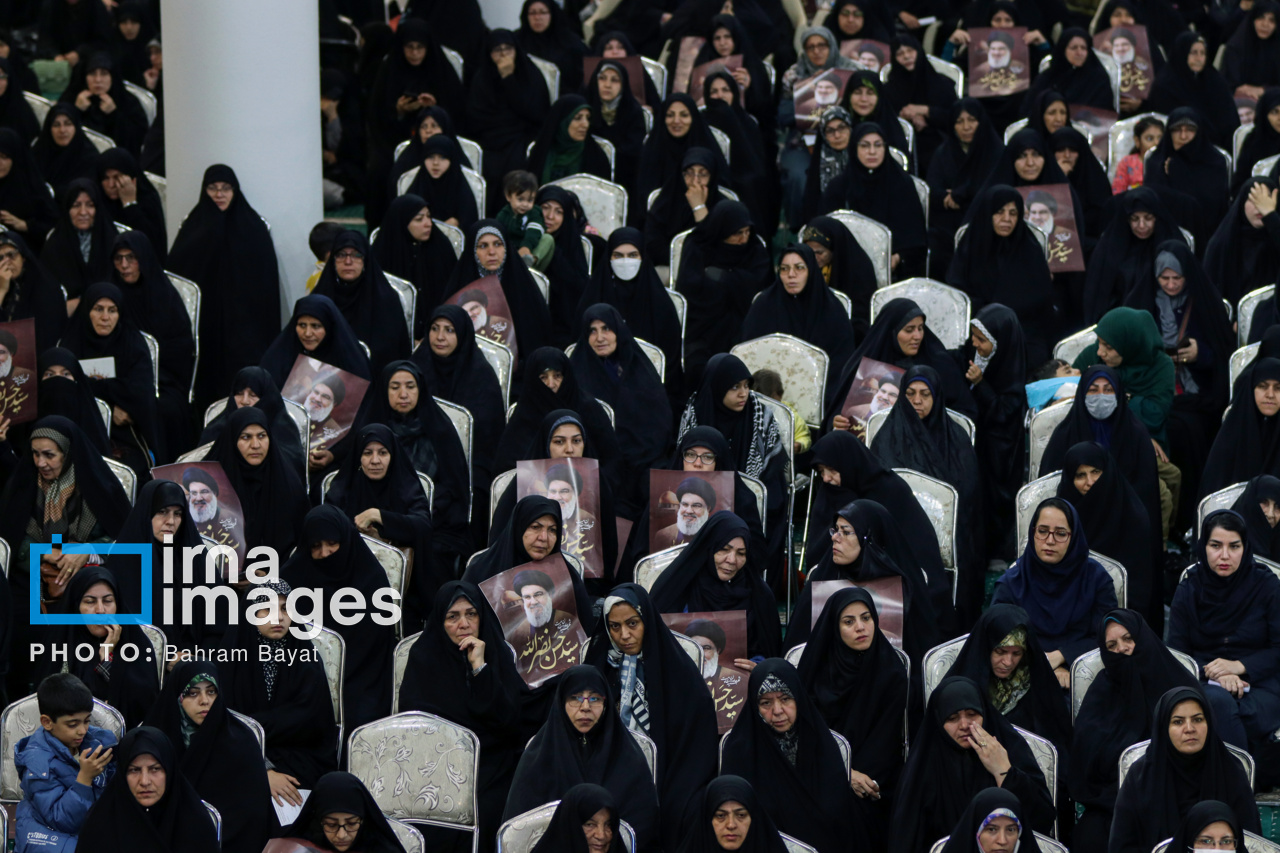 مراسم بزرگداشت شهادت «سید حسن نصرالله» - زنجان