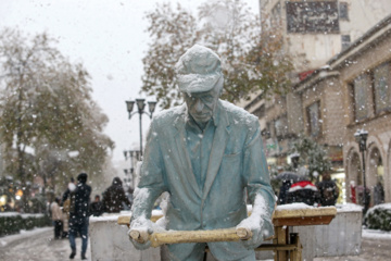 Iran-décembre 2024 : chutes de neige d’automne à Rasht au nord (Photo : Mojtaba Mohammadi)