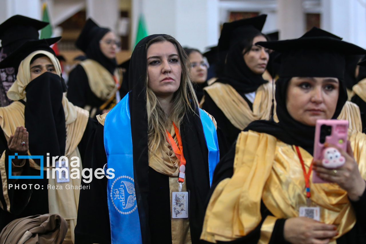 مراسم دانش‌آموختگی دانشجویان غیر ایرانی کشور