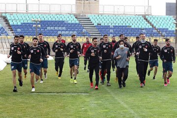 تمرینات تیم فوتبال پرسپولیس در ۲ ورزشگاه انجام شد