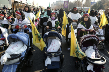 110 000 membres des forces Basij organisent un exercice pro-palestinien à Téhéran