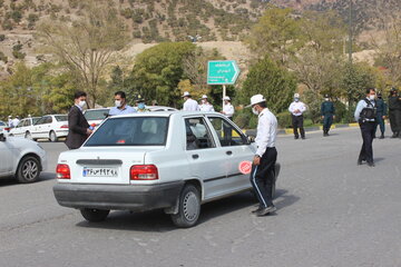 اعمال محدودیت در ورودو خروج از شهر ایلام