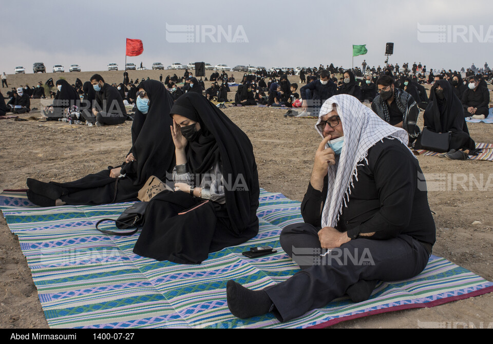 عزاداری در صحرای سمنان