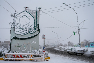 Iran : chutes de neige à Qom, située au sud-ouest de Téhéran