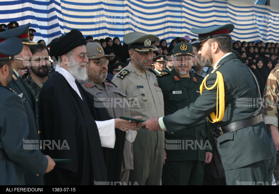 مراسم جشن فارغ التحصیلی و اعطای سردوشی دانشجویان دانشگاه علوم انتظامی