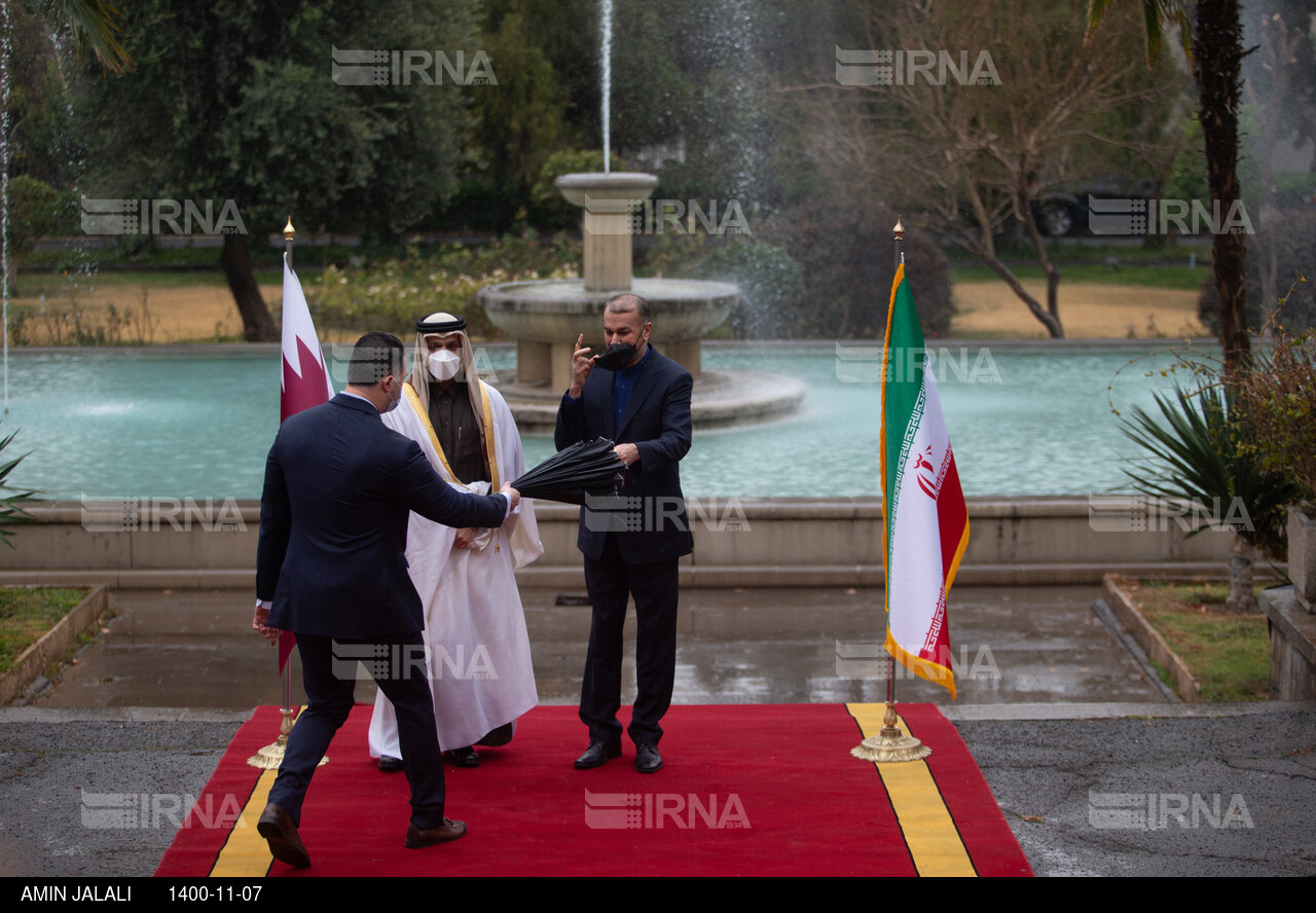 دیدار وزیران امورخارجه قطر و ایران